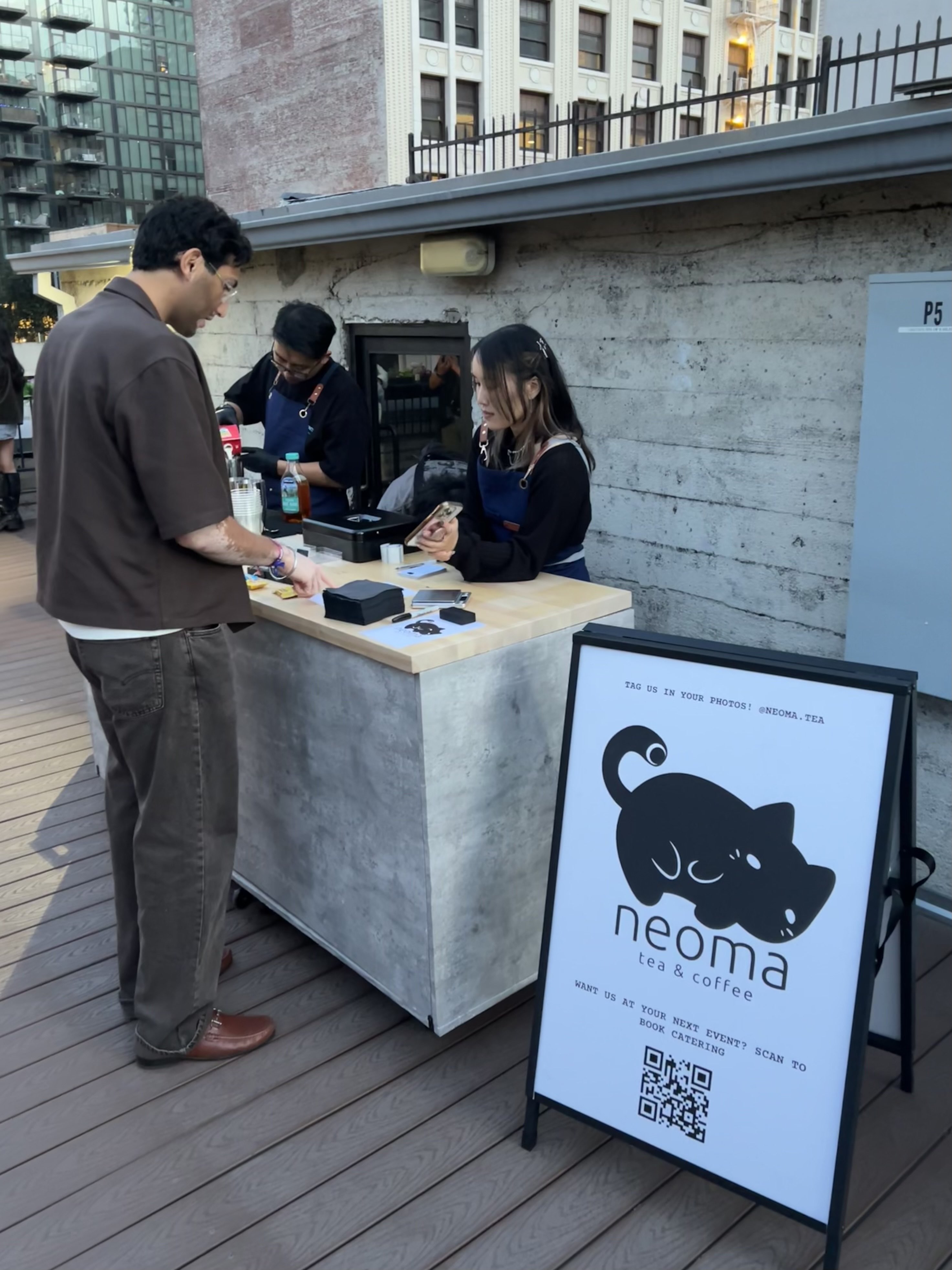 neoma tea cart at kollab la